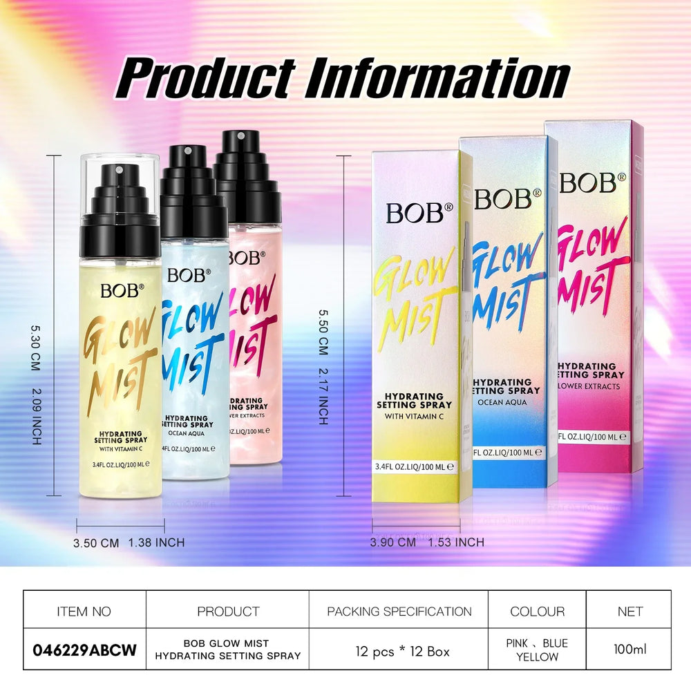 Bob Glow Mist Hydrating Setting Spray - 100ml Bob
