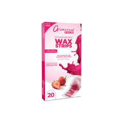 Glamorous Face Body Wax Strips - 4 Flavors Glamorous Face