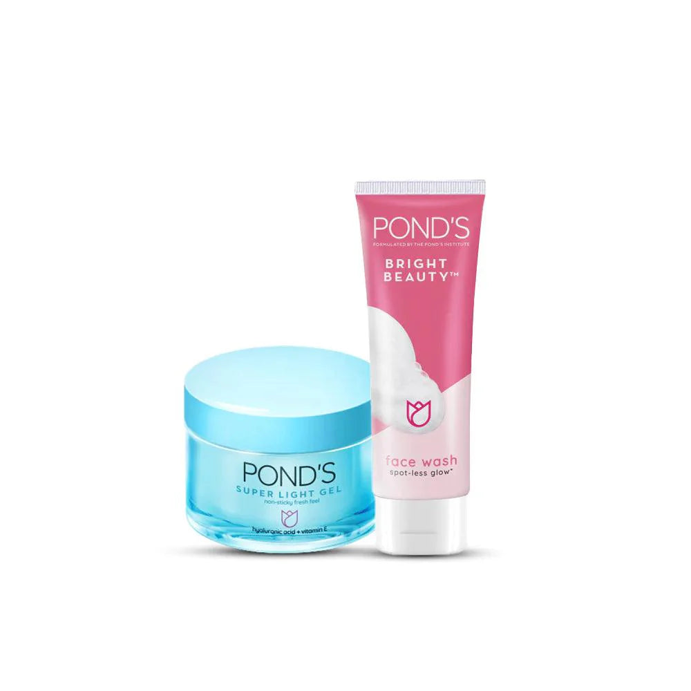 Bundle - Ponds Super Light Gel - 50G + Ponds Bright Beauty Face Wash - 50g Pond's
