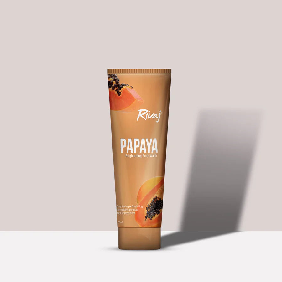Rivaj Brightening Face Wash - Papaya Extract Rivaj