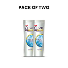 Bundle - Pack of 2 Clear Shampoo Complete Clean - 185Ml Clear