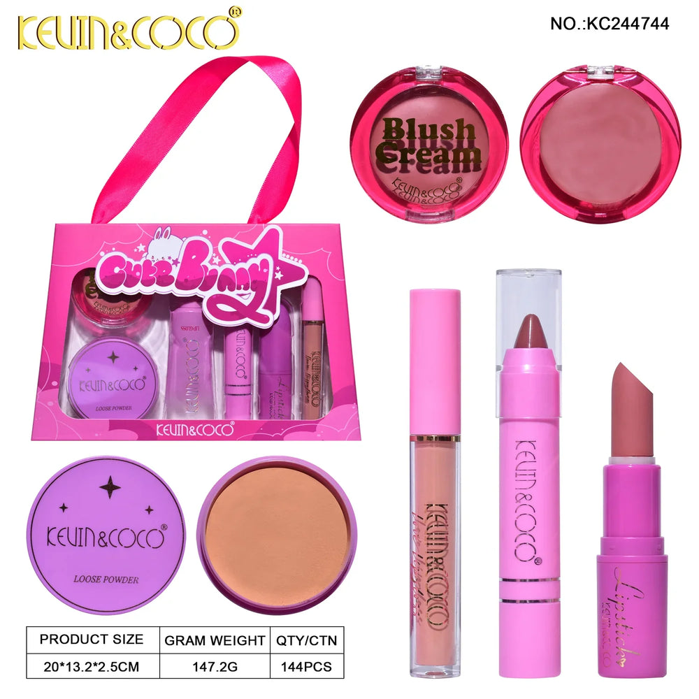 Kevin & coco Bunny Cute Makeup Essentials Set Kevin & Coco