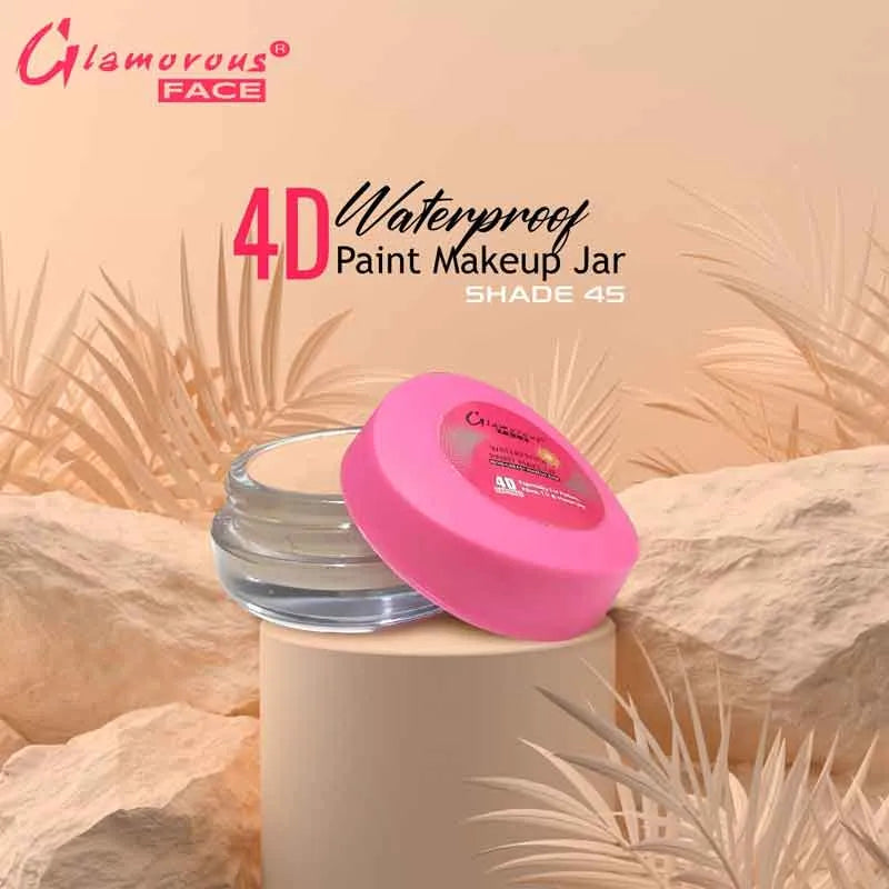 Glamorous Face Waterproof 4D Jar Base Foundation - GF Ivory Glamorous Face