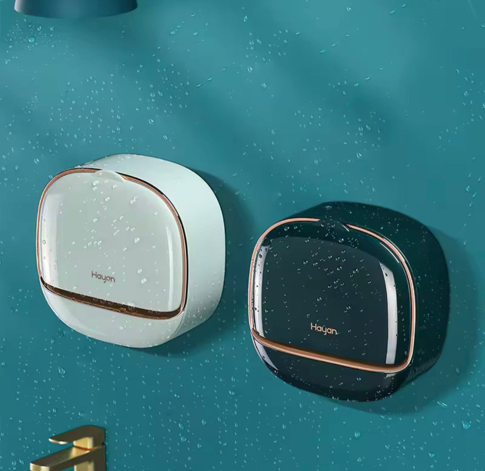 Wall Mounted Soap Holder With Flip Cover Cosmia.pk