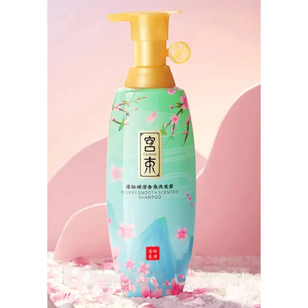 CAHNSAI Fluffy Smooth Scented With Freesia Shampoo - 520ml CAHNSAI