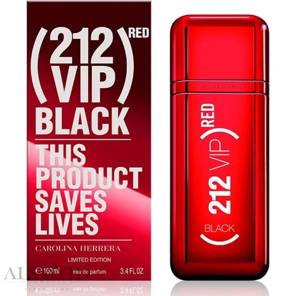 Carolina Herrera 212 VIP Black Red EDP Men – 100 ml 212 VIP