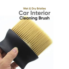 Wet & Dry Bristles Car Interior Dust Cleaning Brush Cosmia.pk