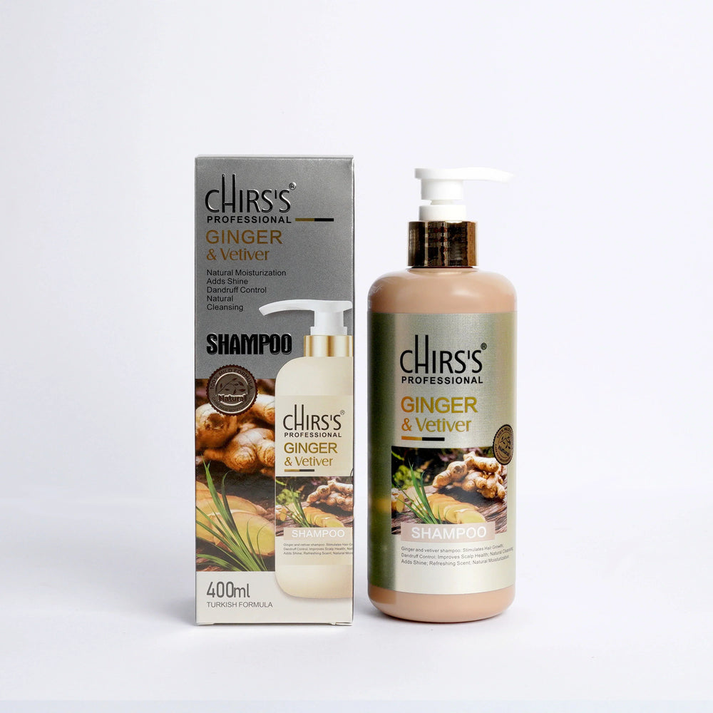 Chirs's Professional Ginger & Vetiver Shampoo 400ml Chirs's
