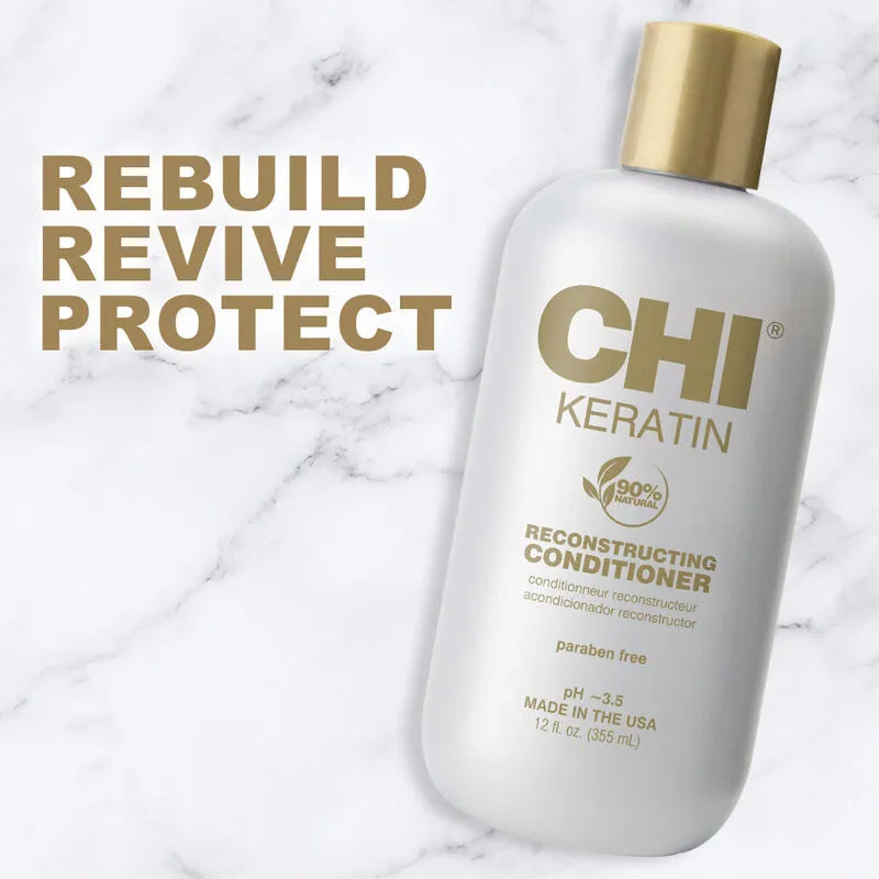 CHI Keratin Reconstructing Conditioner, Paraben Free, For All Hair CHI