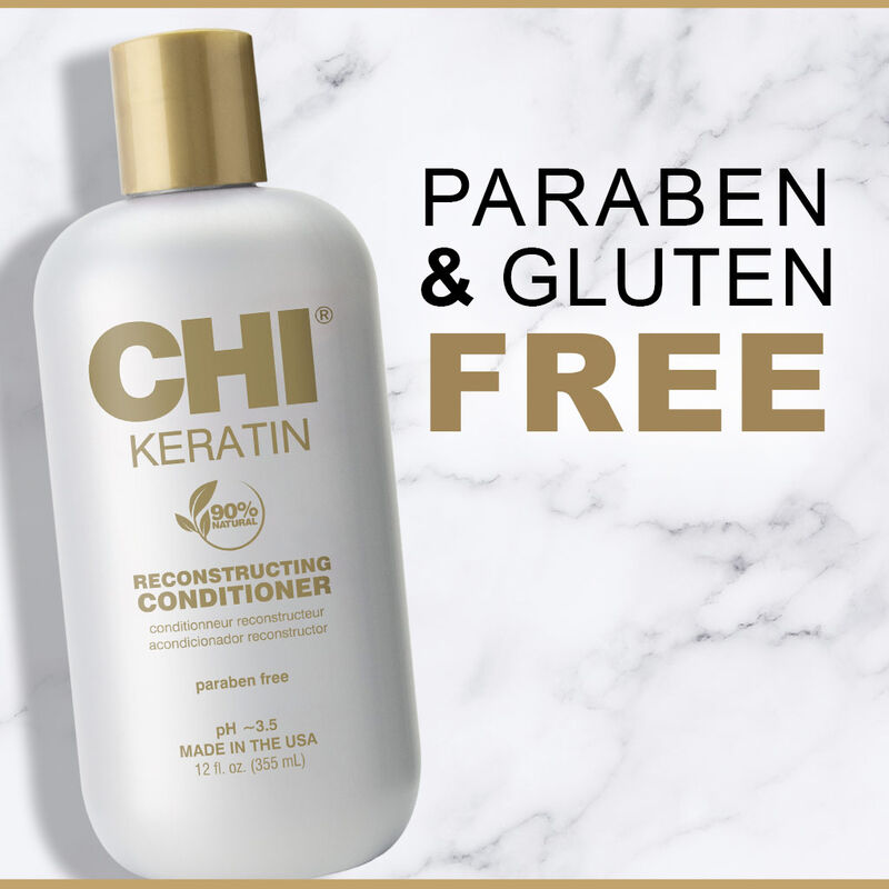 CHI Keratin Reconstructing Conditioner, Paraben Free, For All Hair CHI