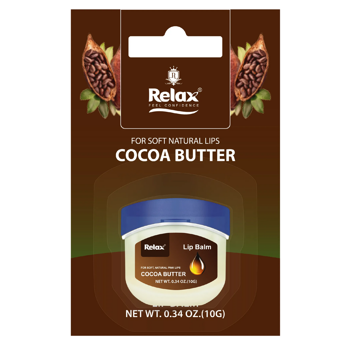 Relax Cocoa Butter Lip Balm – 10gm Relax
