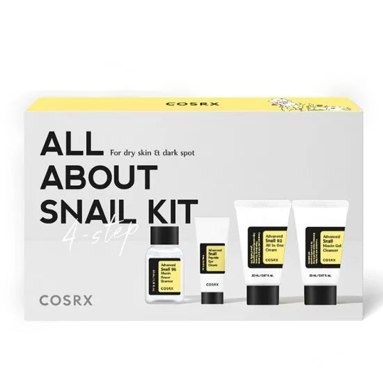 COSRX - All About Snail Trial Kit - 4 Pcs Set - Made in Korea COSRX