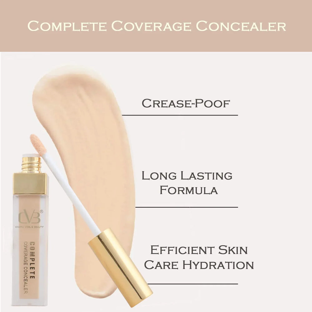 CVB Natural Nude Complete Coverage Liquid Concealer - 6ml CVB
