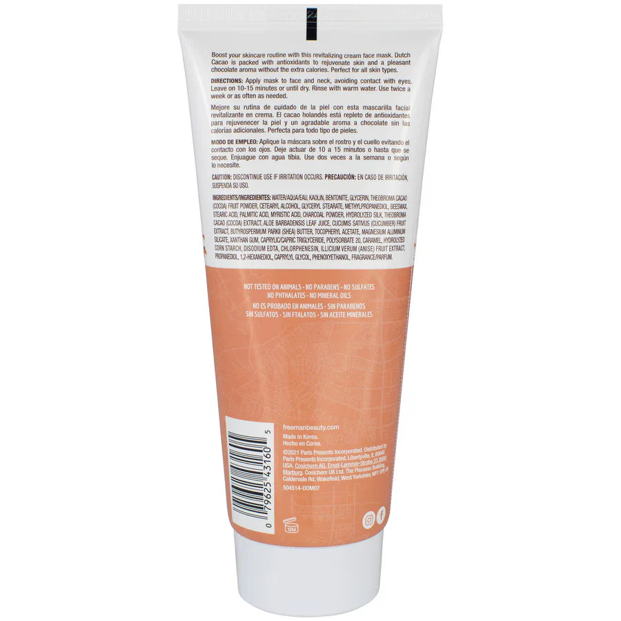 Freeman Exotic Blends Revitalizing Dutch Cacao Cream Mask 75ml Freeman