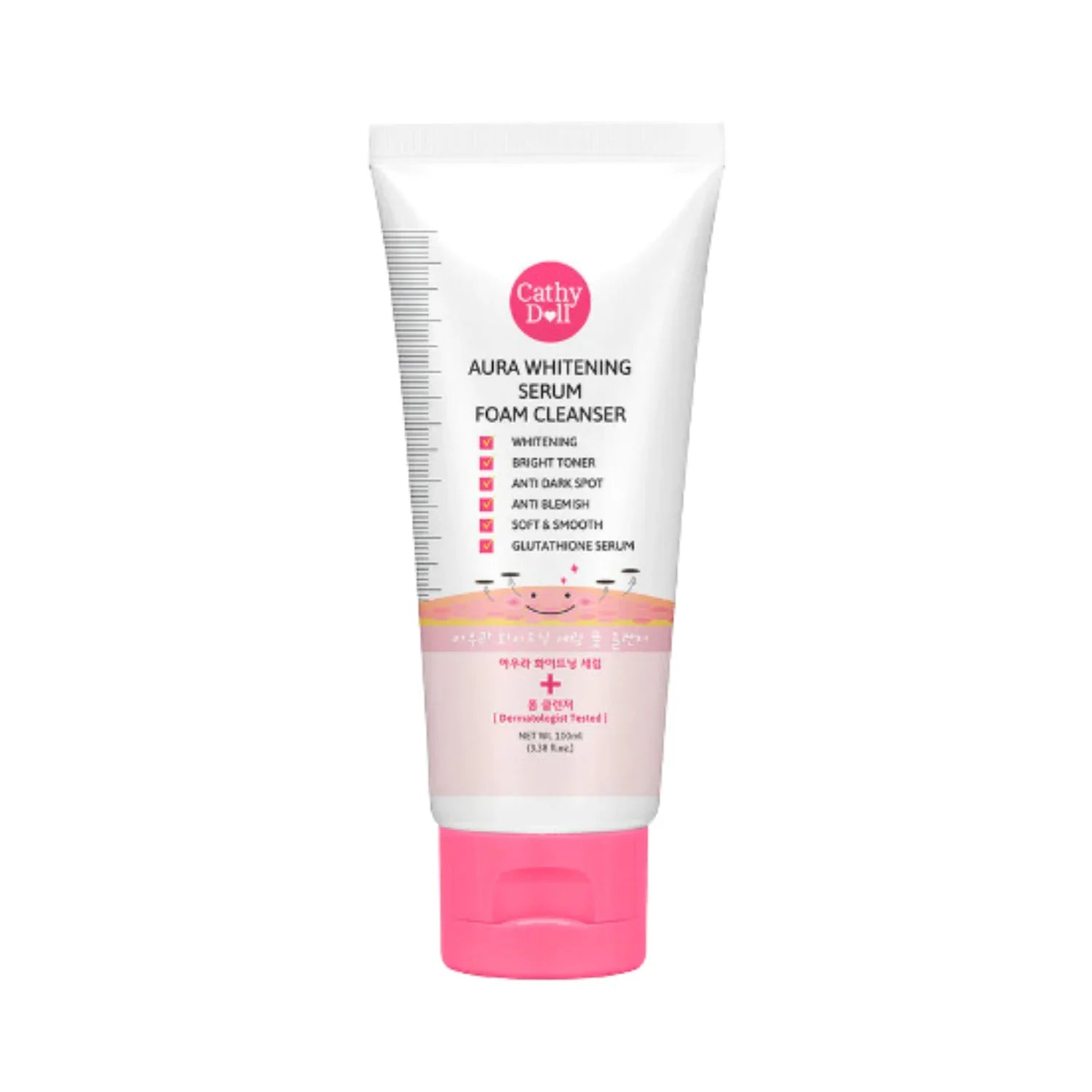 Cathy Doll Aura Whitening Serum Foam Cleanser 100ml Cathy Doll