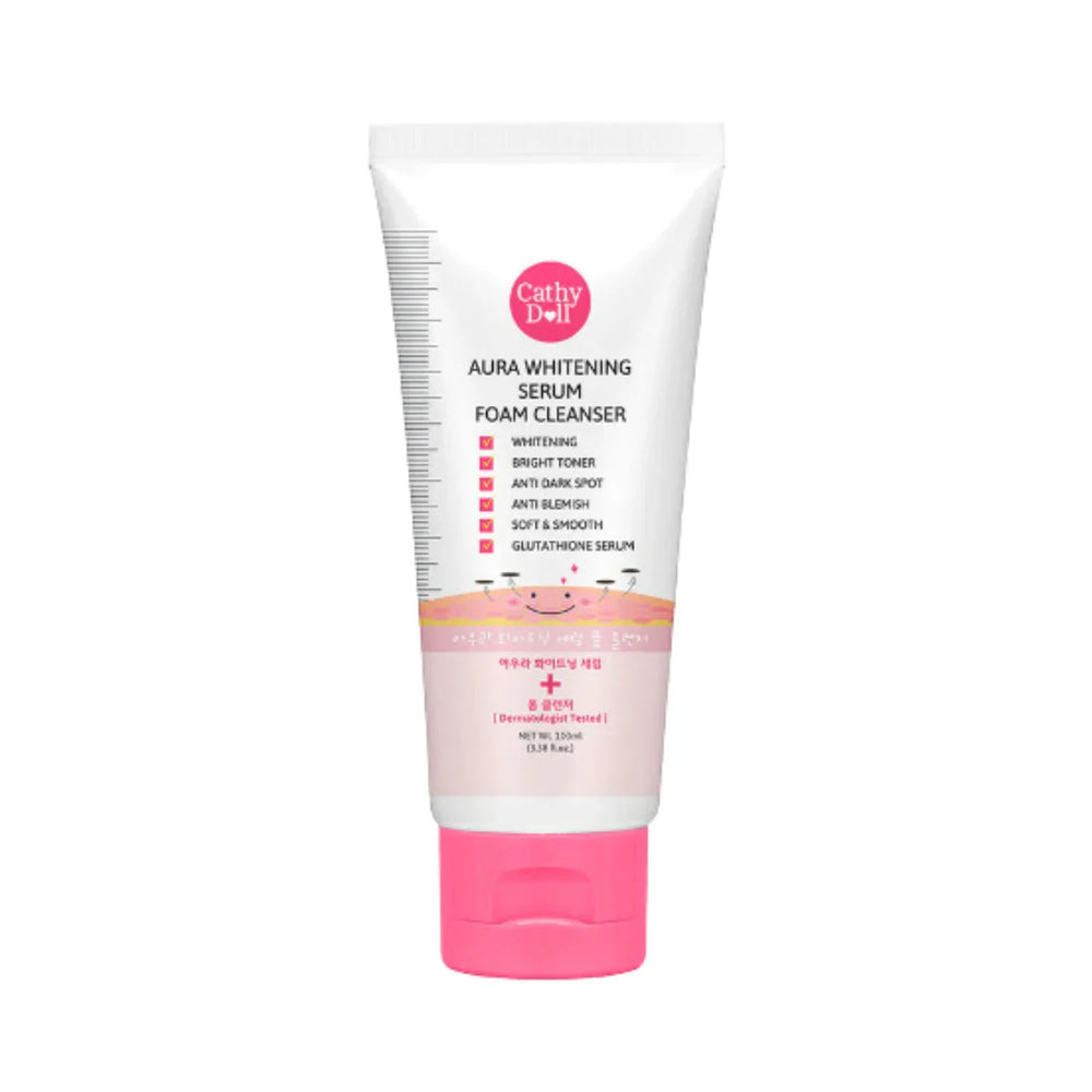 Cathy Doll Aura Whitening Serum Foam Cleanser 100ml Cathy Doll