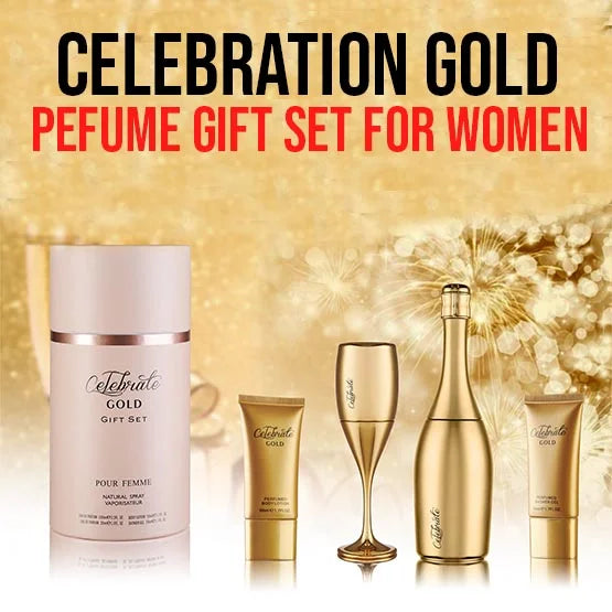 Celebrate Gold Perfume Gift Set For Women Celebrate