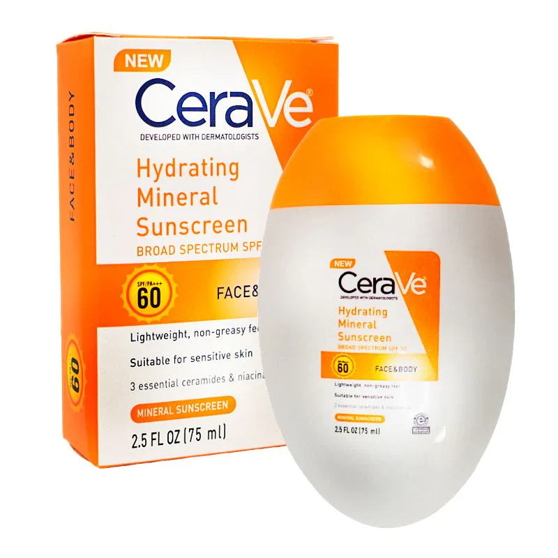 CeraVe Protector Solar 60 SPF Hidratante Minerales-75ML CeraVe