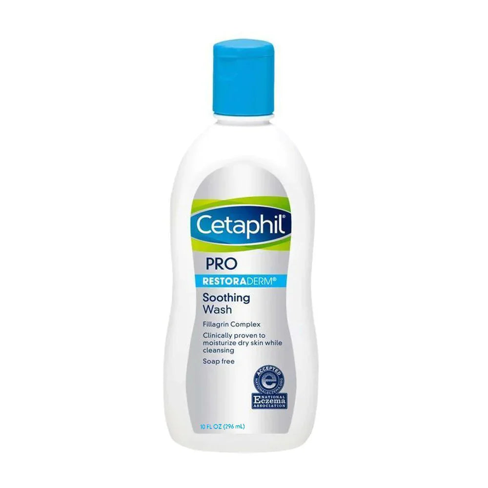 Cetaphil Pro Restoraderm Soothing Wash, Soap Free, 296ml Cetaphil