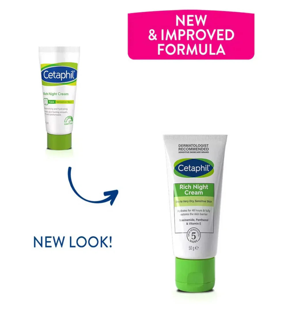 Original Cetaphil Rich Night Cream 50g Cetaphil
