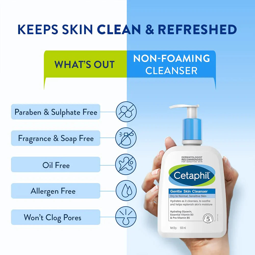 Cetaphil Gentle Cleanser – All Skin Types – 591ml Cetaphil