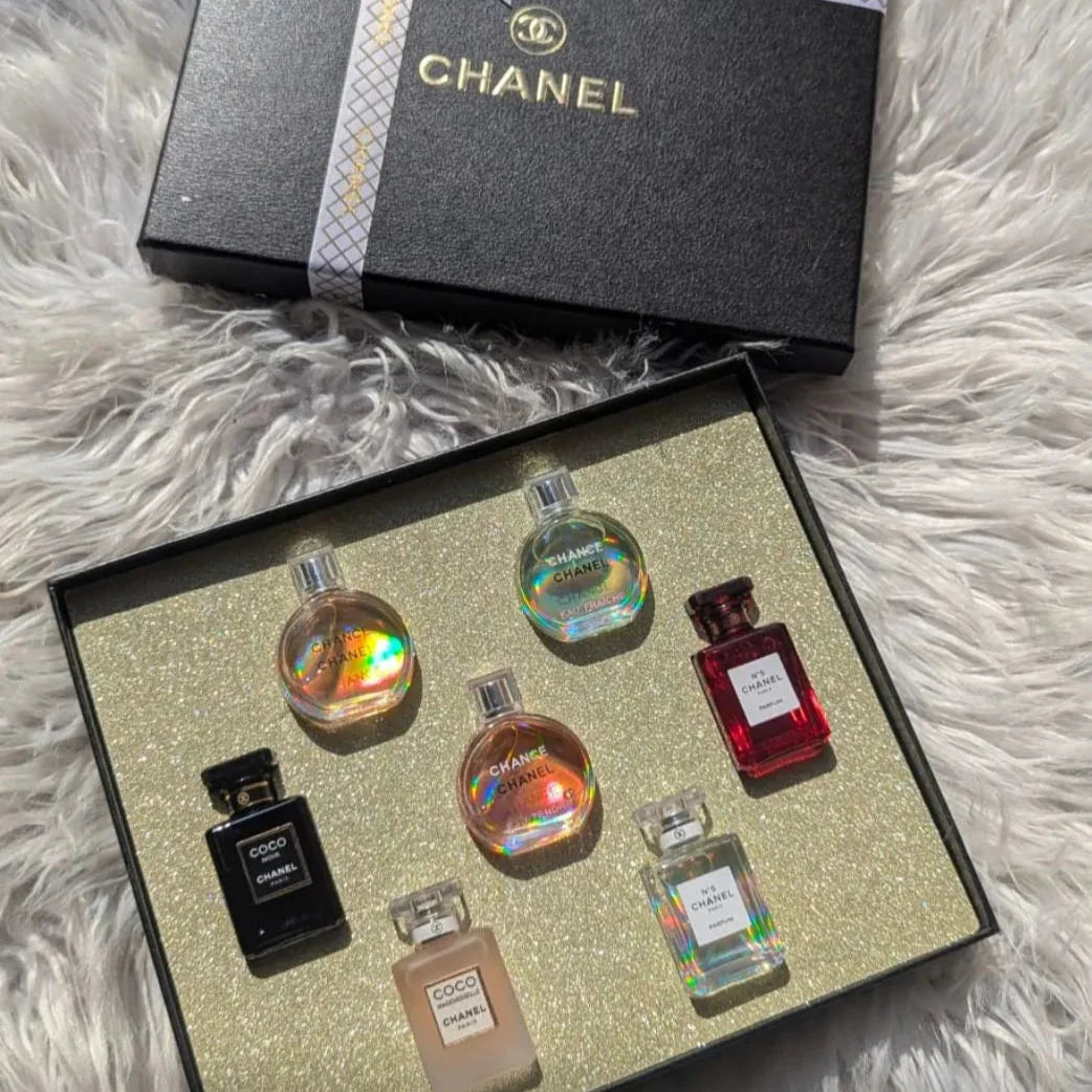 Chanel 7 in 1 Tester Perfume gift box Made in France Chanel