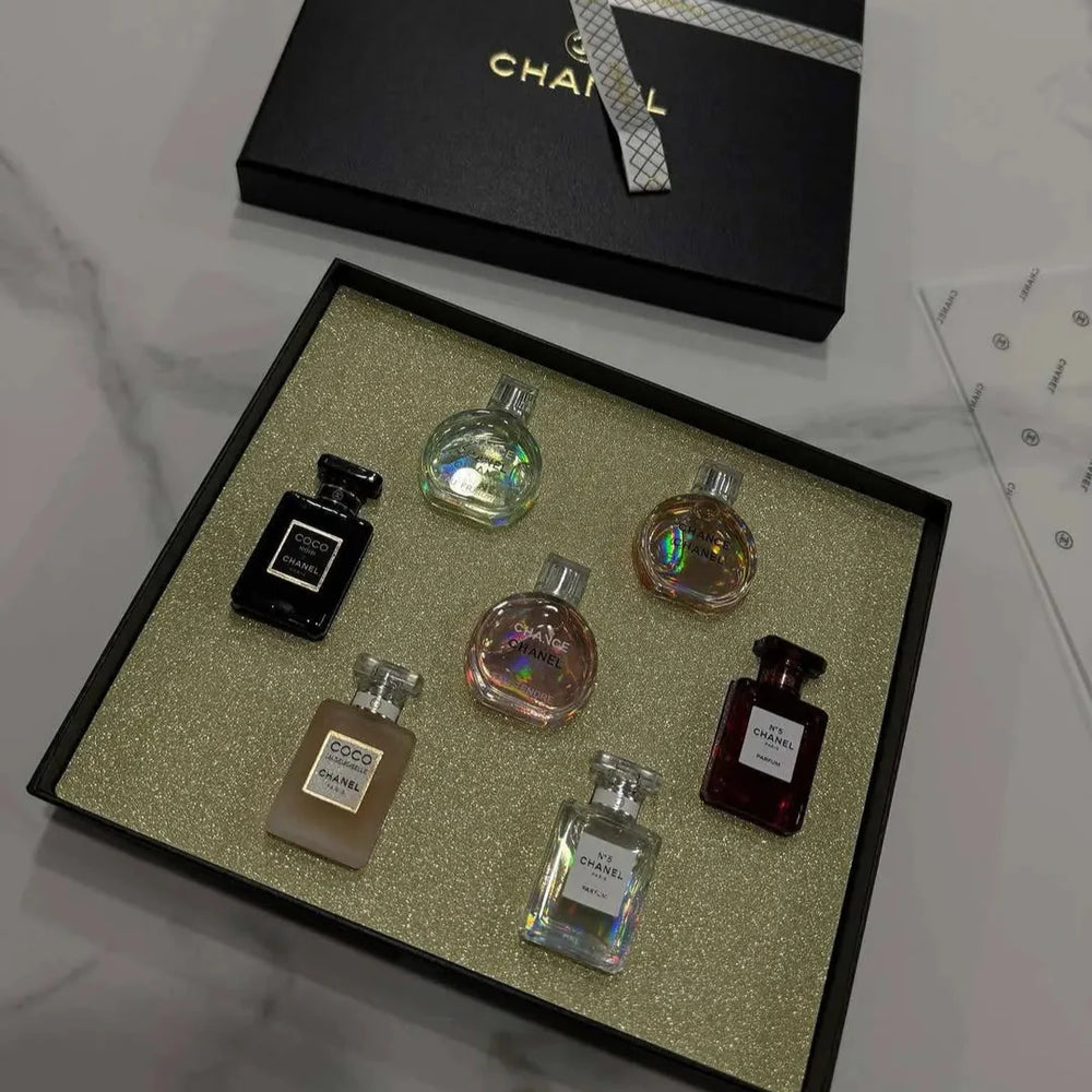 Chanel 7 in 1 Tester Perfume gift box Made in France Chanel