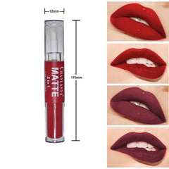 Chanlanya Pack of 2 .Matte 2 in1 Lip Gloss Chanlanya