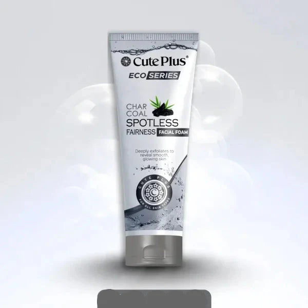 Cute Plus Eco Series Charcoal Facial Foam - 100ml Cute Plus