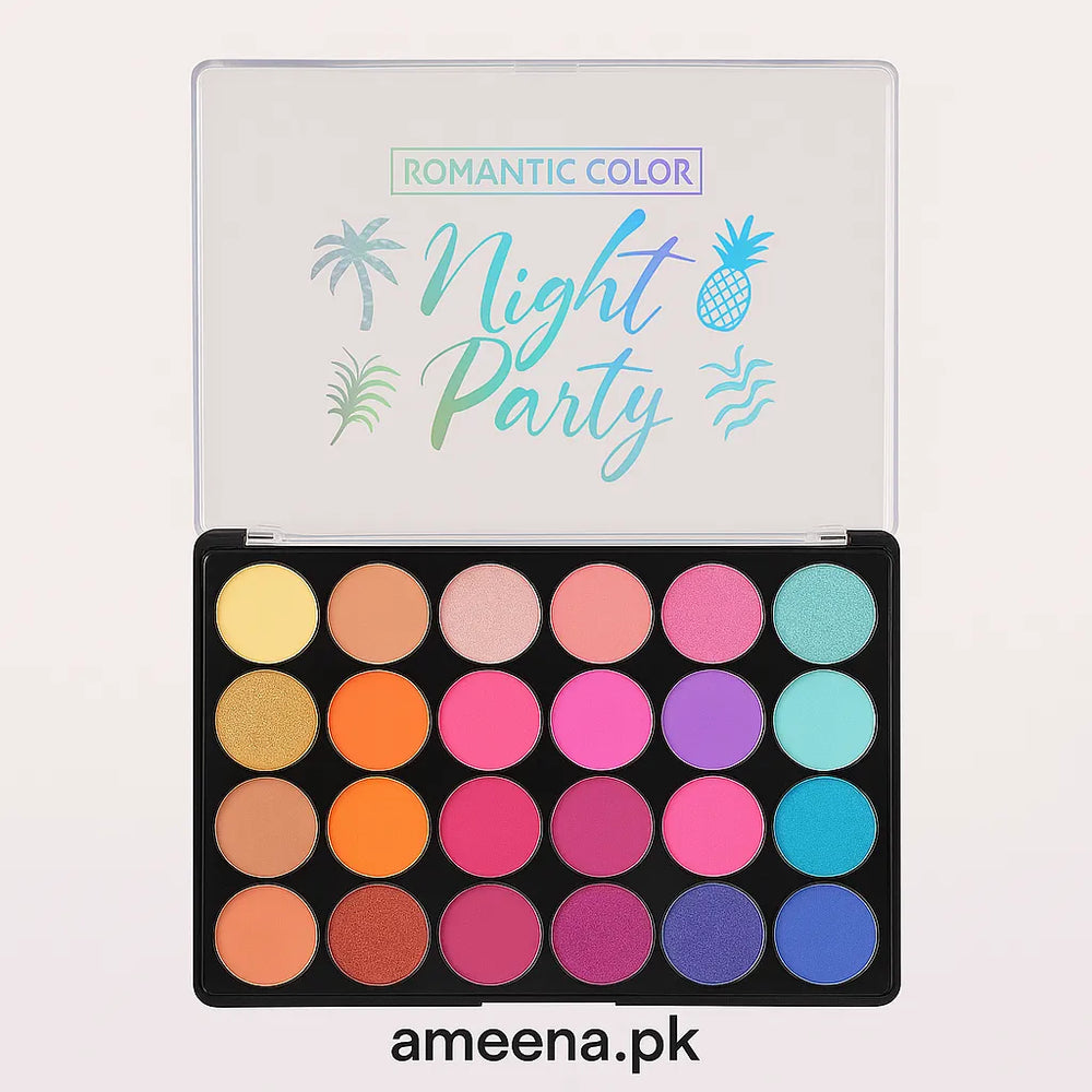 Romantic Colors The Party Night 24-Color Eyeshadow Palette Romantic Color
