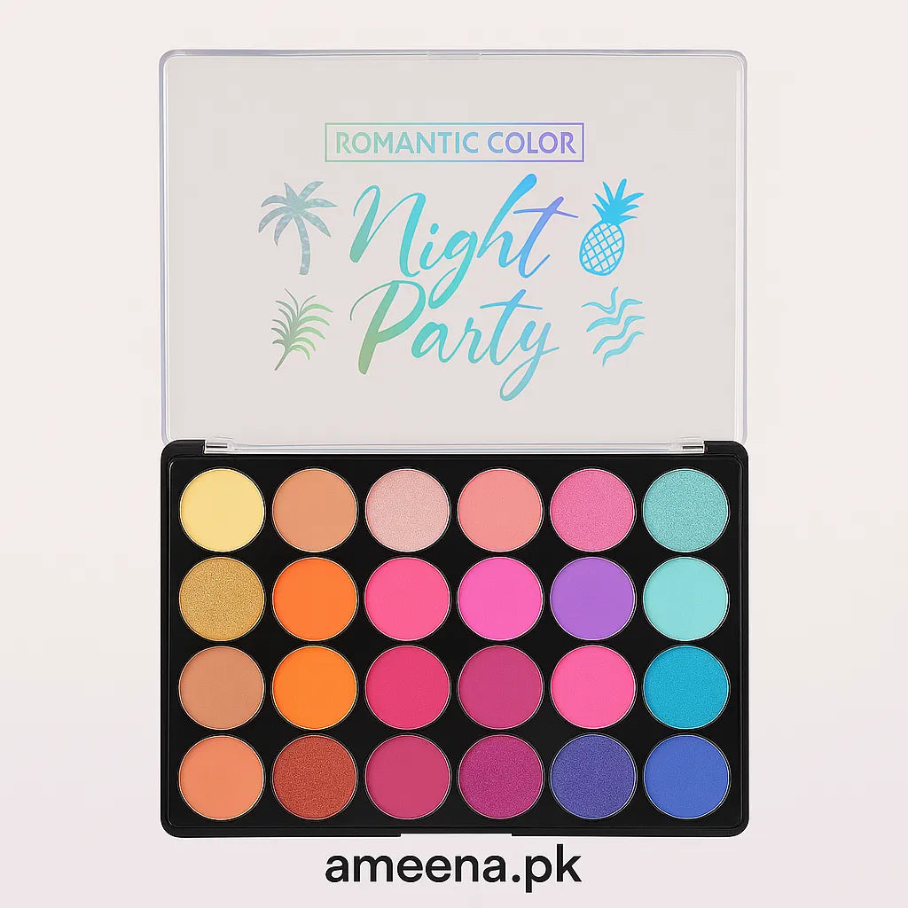 Romantic Colors The Party Night 24-Color Eyeshadow Palette Romantic Color
