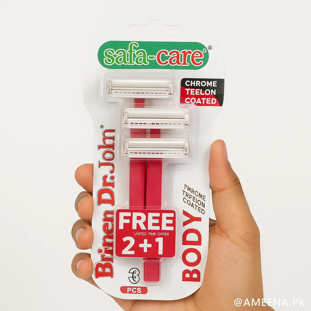 Dr. John Safa Care 3-Piece Body Hygiene Razor Dr John