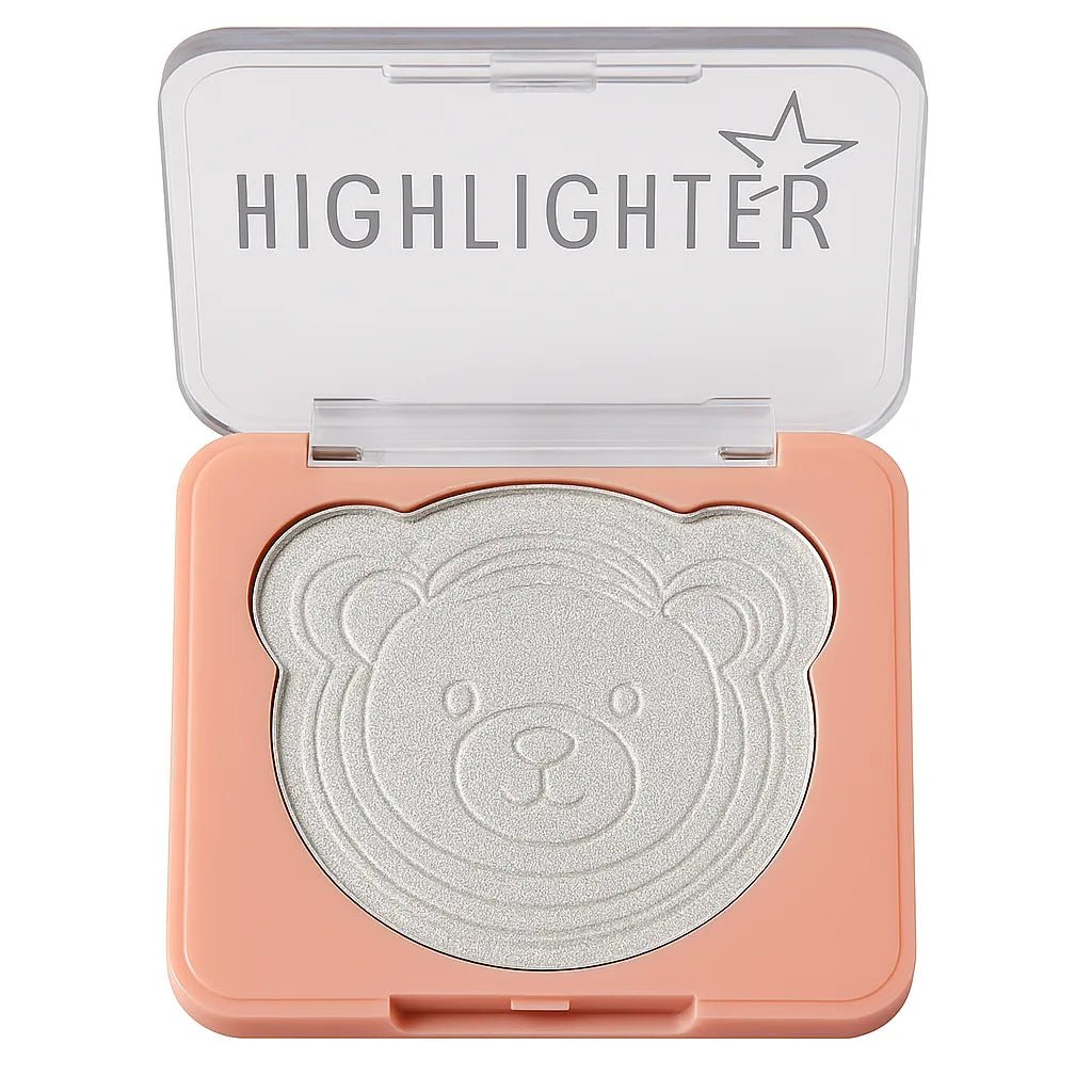 SEVENCOOL Bear Embossed Fashion Highlighter – Radiant Glow Finish Seven Cool