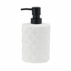 White Diamond Pattern Liquid Soap Dispenser - 700ml Cosmia