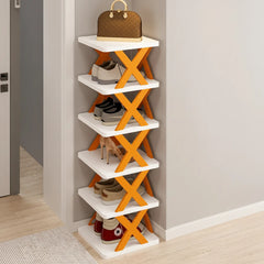 X Shape Shoe Corner Rack - Each Cosmia.pk