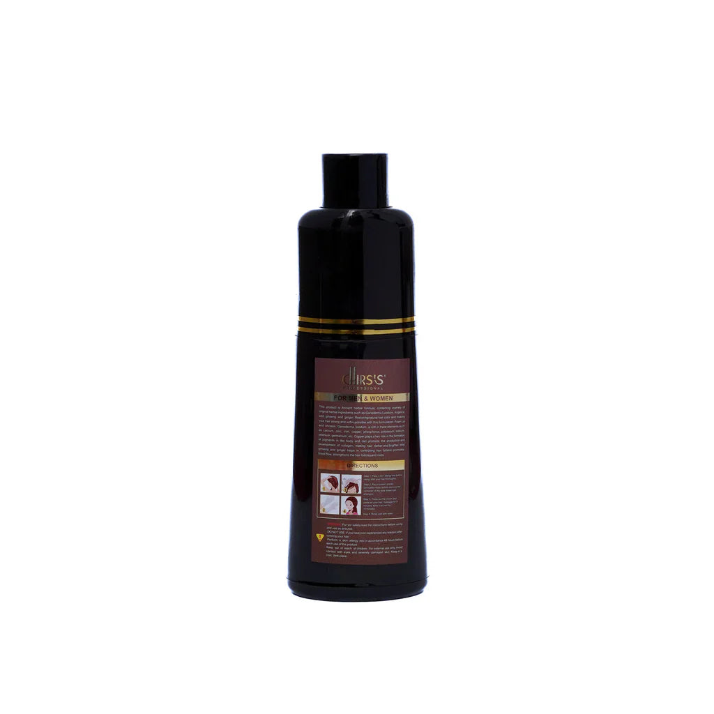 Chirs`s Professional Dark Brown Hair Color Shampoo With Argan Extract Chirs's