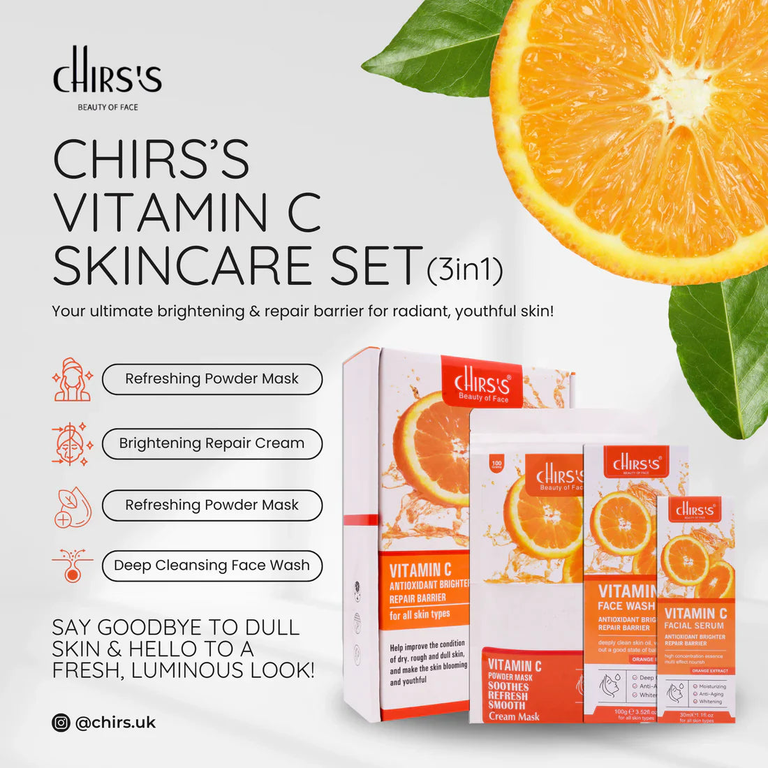 Chirs's Vitamin C Skin Care Set Chirs's