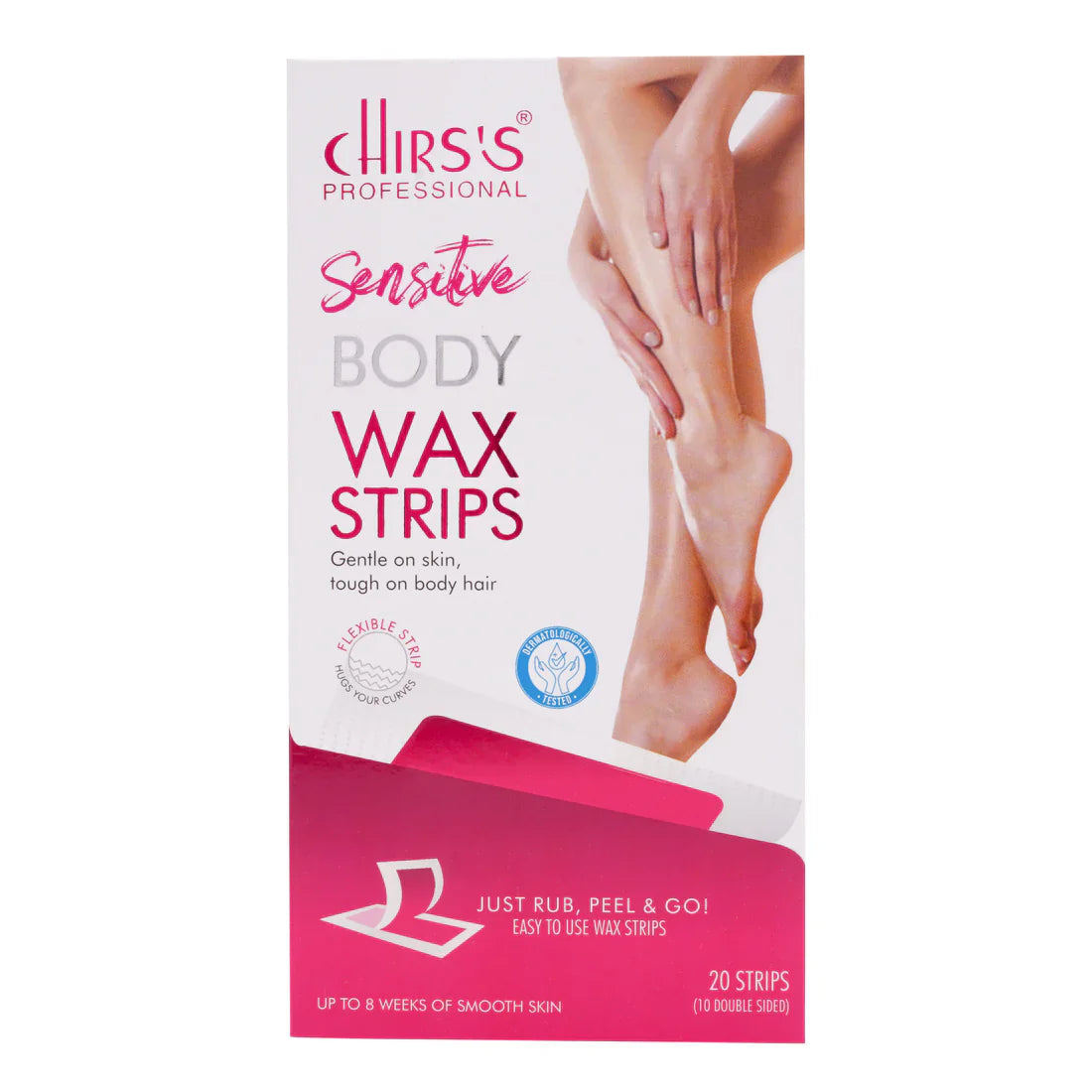 Chirs's Professional Body Wax Strips - 20 strips (10 Double Sided) Chirs's