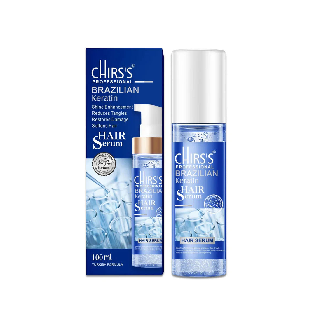 Chris's Professional Brazilian Keratin Hair Serum - 100ml Chirs's