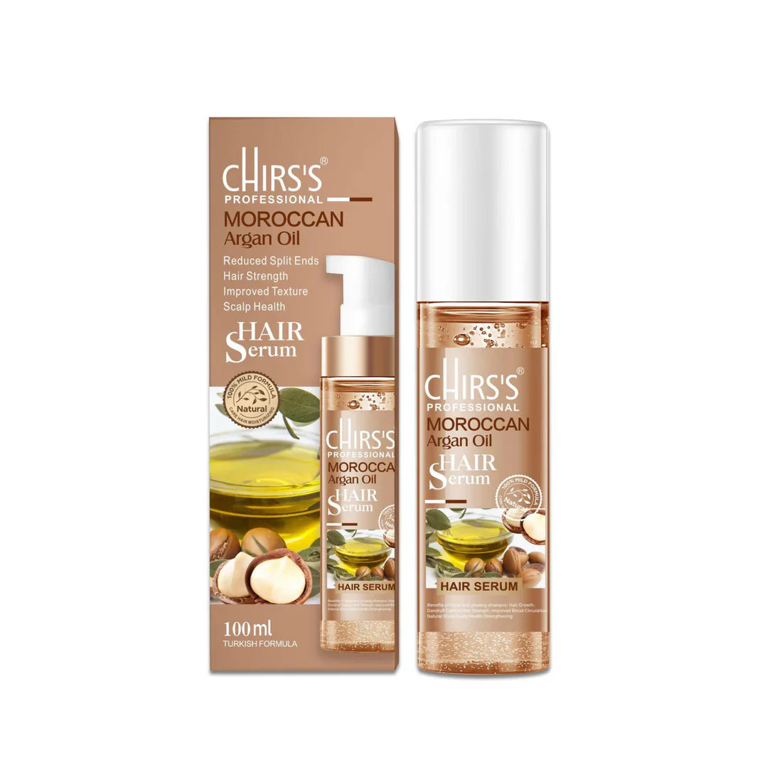 Chris's Professional Moroccan Argan Oil Hair Serum - 100ml Chirs's