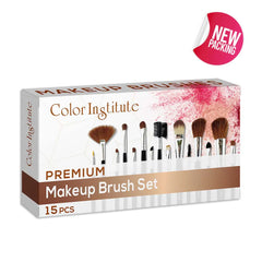 Color Institute 15 Piece  Brush set With pouch. Color Institute