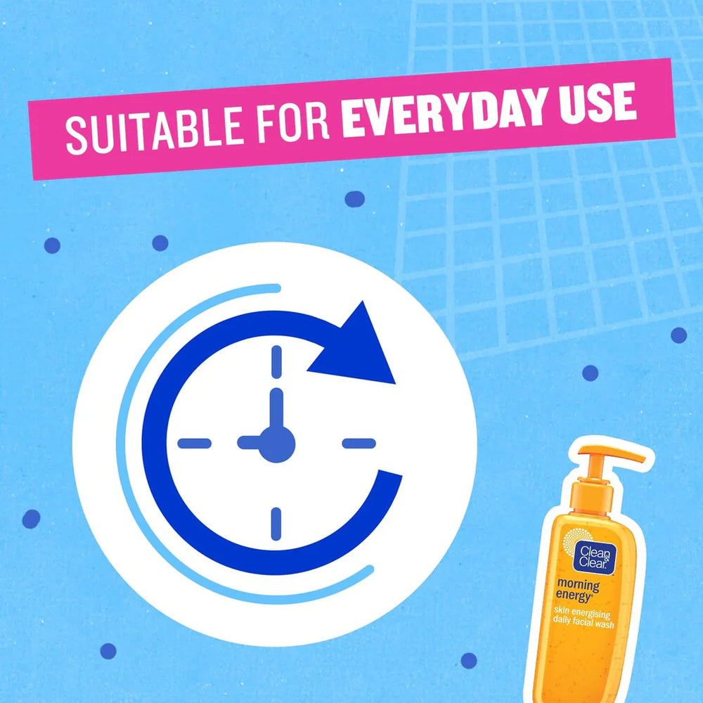 Clean & Clear Morning Energy Skin Energising Daily Facial Wash - 150ml Clean & Clear
