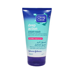 Clean & Clear Deep Action Cream Wash - 150ml Clean & Clear