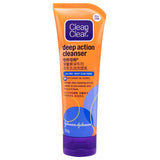 Clean & Clear Improved Formula Deep Action Cleanser, Oil Free - 100g
