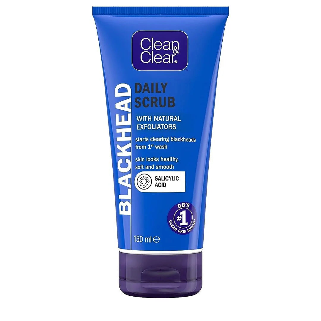 CLEAN & CLEAR Blackhead Clearing Daily Scrub- 150ml Clean & Clear