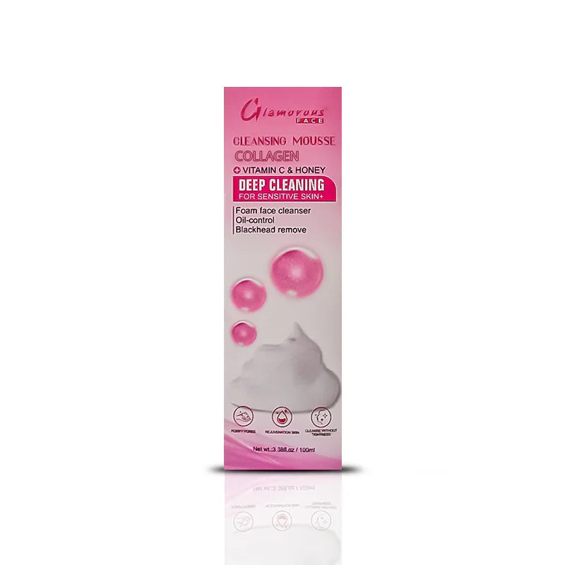Glamorous Face Cleansing Mousse Collagen, Vitamin C & Honey Glamorous Face