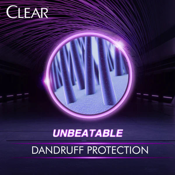 Clear Lemon Fresh Triple Anti-Dandruff Shampoo, 380ml Clear