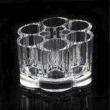 Clear Acrylic Makeup Organizer Lipstick Storage Box Crystal Nail Polish Display Case 6