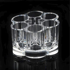 Clear Acrylic Makeup Organizer Lipstick Storage Box Crystal Nail Polish Display Case 6 Cosmia