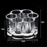 Clear Acrylic Makeup Organizer Lipstick Storage Box Crystal Nail Polish Display Case 6